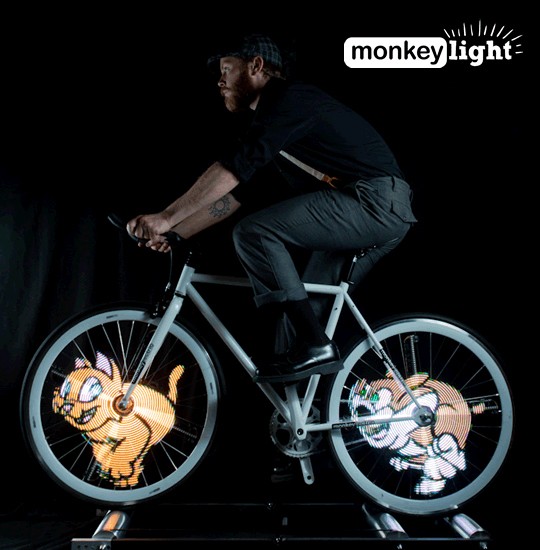 Monkey Light Pro - превращает велосипедные колеса в яркие дисплеи Monkey Light Pro - превращает велосипедные колеса в яркие дисплеи