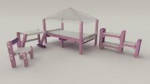 OLLA Kidsfurniture позволяет детям создавать свою собственную мебель, как Lego