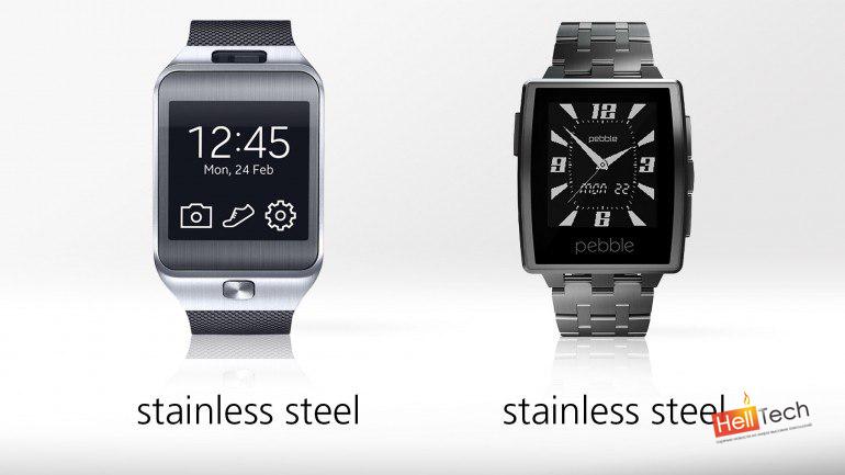 Часы Samsung Gear 2 против Pebble Steel Часы Samsung Gear 2 против Pebble Steel
